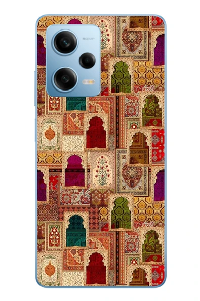Le Balvo Redmi Note 12 Pro 5G Uyumlu Seccadeler Baskılı Silikon Kılıf ürün görseli 1