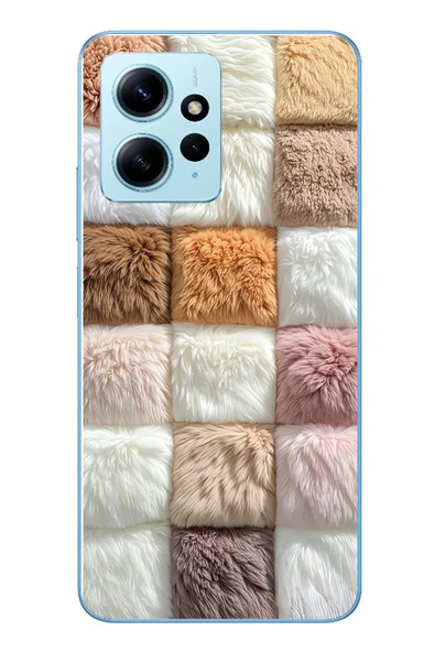 Le Balvo Redmi Note 12 4G Uyumlu Pofuduk Desenler Baskılı Silikon Kılıf ürün görseli 1