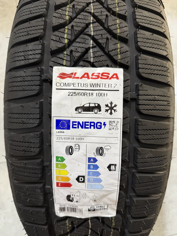 LASSA / 225/60R18 (COMPETUS WINTER 2+) 2025 KIŞLIK (1 ADET FİYATIDIR. EN AZ 2 ADET VERİLMEKTEDİR) ürün görseli 1