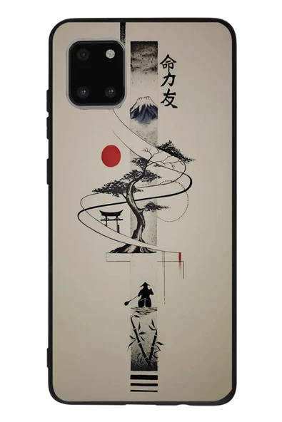 Le Balvo Samsung Galaxy Note 10 Lite Uyumlu Japon Felsefesi Baskılı Silikon Kılıf ürün görseli 1