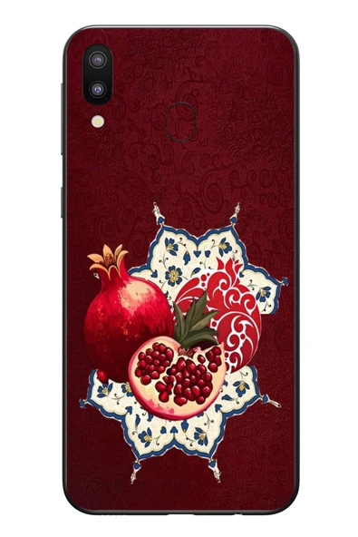 Le Balvo Samsung Galaxy M20 Uyumlu Nar Retro Baskılı Silikon Kılıf ürün görseli 1