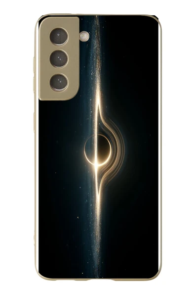 Le Balvo Samsung Galaxy S21 FE Uyumlu Galaksi Uzay Baskılı Silikon Kılıf ürün görseli 1