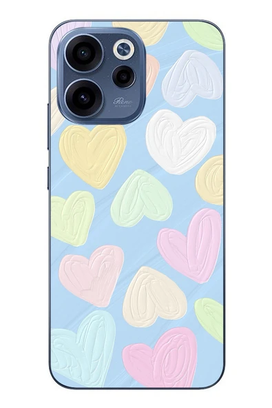 Le Balvo Oppo Reno 15F Uyumlu Kalpler Baskılı Silikon Kılıf ürün görseli 1