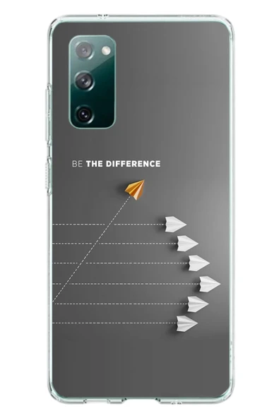 Le Balvo Samsung Galaxy S20 FE Uyumlu Be The Difference Baskılı Silikon Kılıf ürün görseli 1