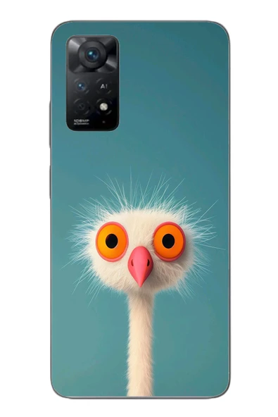 Le Balvo Redmi Note 11E Uyumlu Şaşkın Hayvan Baskılı Silikon Kılıf ürün görseli 1