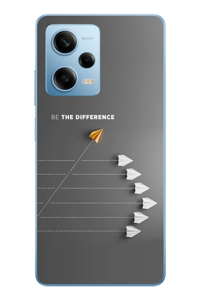Le Balvo Redmi Note 12 Pro 5G Uyumlu Be The Difference Baskılı Silikon Kılıf ürün görseli 1
