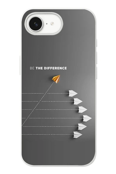 Le Balvo İphone 16e Uyumlu Be The Difference Baskılı Silikon Kılıf ürün görseli 1