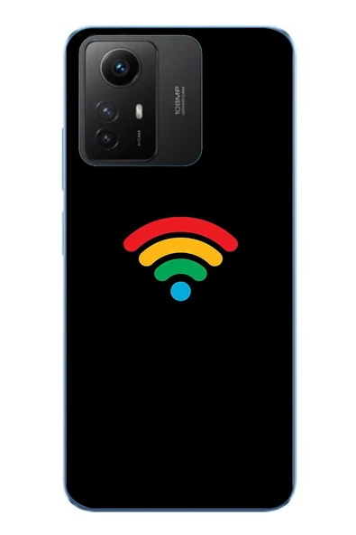 Le Balvo Redmi Note 12S Uyumlu Wifi Simgesi Baskılı Silikon Kılıf ürün görseli 1