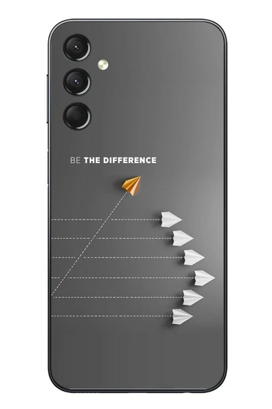 Le Balvo Samsung Galaxy A24 Uyumlu Be The Difference Baskılı Silikon Kılıf ürün görseli 1
