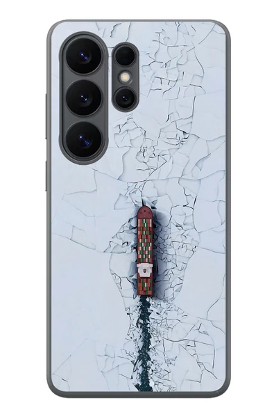 Le Balvo Samsung Galaxy S26 Ultra Uyumlu Yük Gemisi Baskılı Silikon Kılıf ürün görseli 1