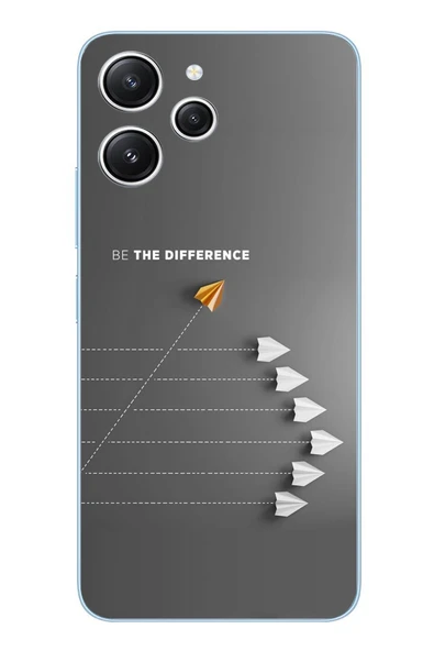 Le Balvo Redmi 12 Uyumlu Be The Difference Baskılı Silikon Kılıf ürün görseli 1