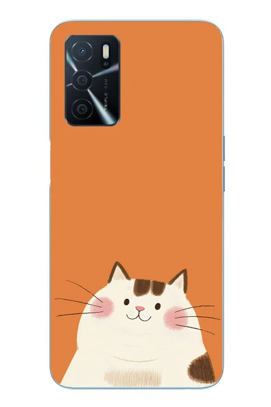 Le Balvo Oppo A16 Uyumlu Kedi Baskılı Silikon Kılıf ürün görseli 1