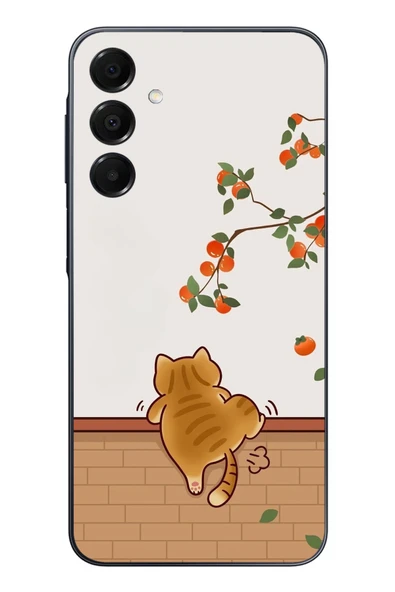 Le Balvo Samsung Galaxy A16 Uyumlu Kedi Tırmanıyor Baskılı Silikon Kılıf ürün görseli 1
