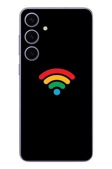 Le Balvo Samsung Galaxy S24 Plus Uyumlu Wifi Simgesi Baskılı Silikon Kılıf ürün görseli 1