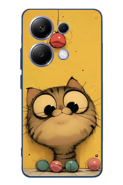 Le Balvo Poco X7 Pro Uyumlu Kedi Çizgisi Baskılı Silikon Kılıf ürün görseli 1