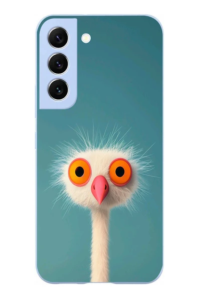 Le Balvo Samsung Galaxy S22 Uyumlu Şaşkın Hayvan Baskılı Silikon Kılıf ürün görseli 1