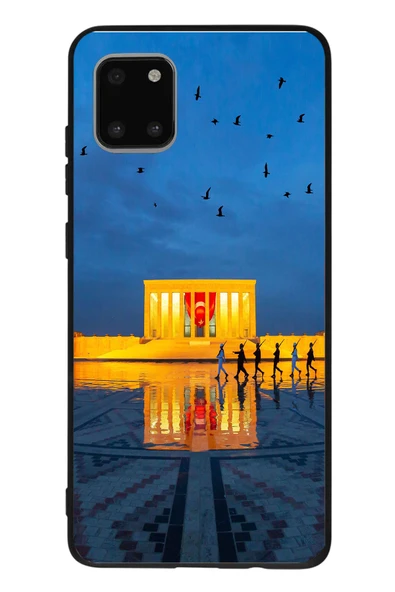 Le Balvo Samsung Galaxy Note 10 Lite Uyumlu Anıtkabir Baskılı Silikon Kılıf ürün görseli 1