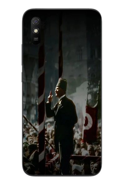 Le Balvo Redmi 9A Uyumlu Atatürk Hitap Ediyor Baskılı Silikon Kılıf ürün görseli 1