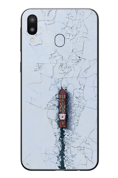 Le Balvo Samsung Galaxy M31 Uyumlu Yük Gemisi Baskılı Silikon Kılıf ürün görseli 1