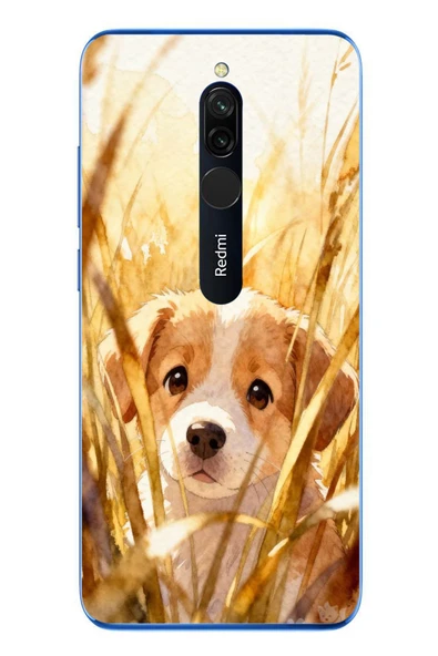 Le Balvo Redmi 8 Uyumlu Golden Köpek Baskılı Silikon Kılıf ürün görseli 1
