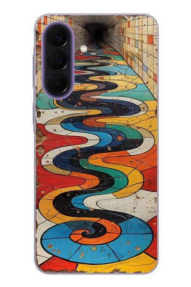 Le Balvo Samsung Galaxy A57 Uyumlu Renk Duvarı Baskılı Silikon Kılıf ürün görseli 1