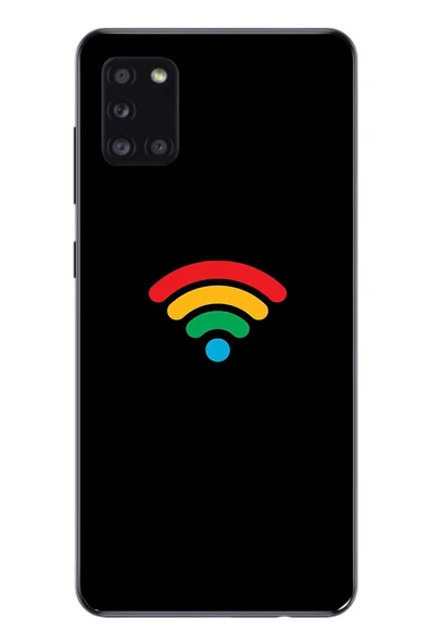 Le Balvo Samsung Galaxy A31 Uyumlu Wifi Simgesi Baskılı Silikon Kılıf ürün görseli 1