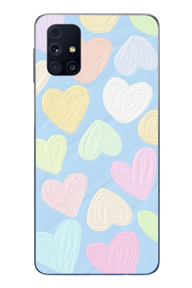 Le Balvo Samsung Galaxy M31s Uyumlu Kalpler Baskılı Silikon Kılıf ürün görseli 1