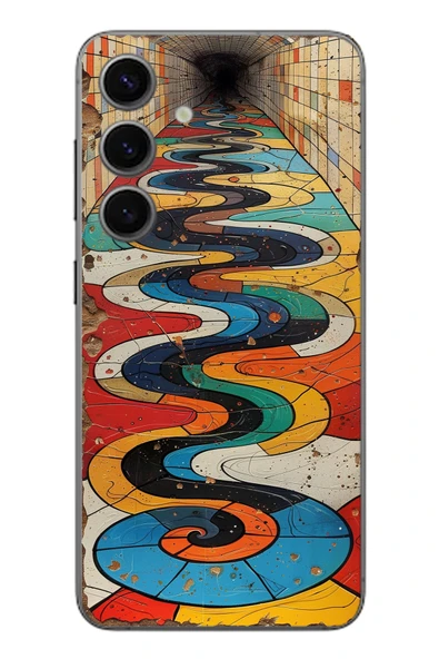 Le Balvo Samsung Galaxy S24 Uyumlu Renk Duvarı Baskılı Silikon Kılıf ürün görseli 1