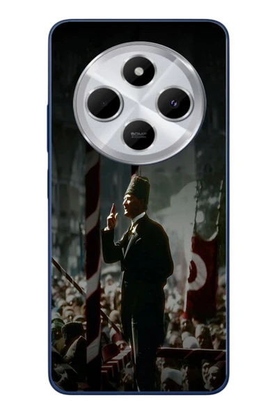 Le Balvo Redmi 14C Uyumlu Atatürk Hitap Ediyor Baskılı Silikon Kılıf ürün görseli 1