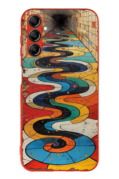Le Balvo Samsung Galaxy A14 Uyumlu Renk Duvarı Baskılı Silikon Kılıf ürün görseli 1