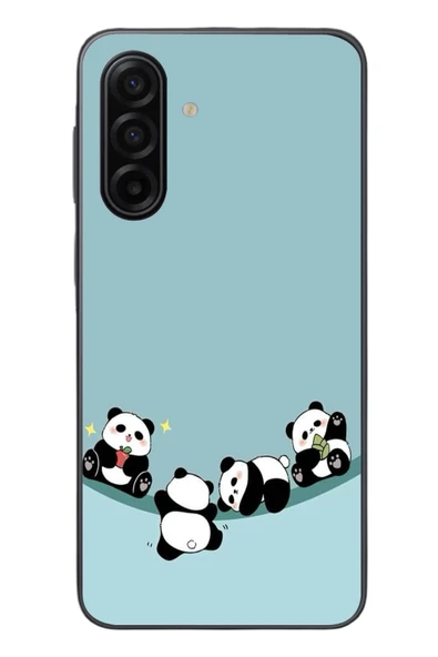 Le Balvo Samsung Galaxy A17 Uyumlu Panda Ailesi Baskılı Silikon Kılıf ürün görseli 1