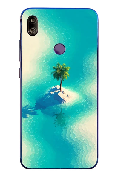 Le Balvo Redmi Note 7 Uyumlu Adada Palmiye Baskılı Silikon Kılıf ürün görseli 1