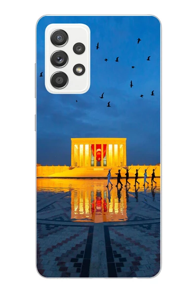 Le Balvo Samsung Galaxy A52 Uyumlu Anıtkabir Baskılı Silikon Kılıf ürün görseli 1