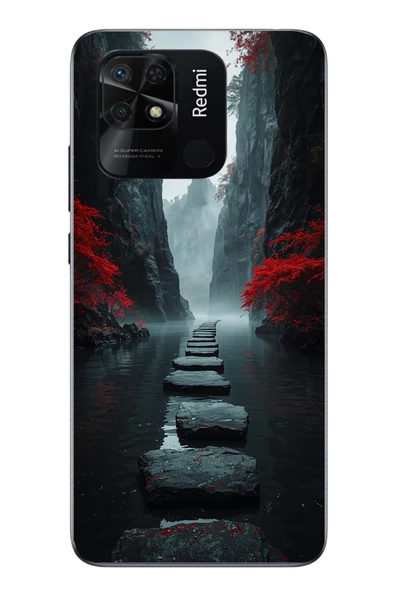 Le Balvo Redmi 10C Uyumlu Karanlık Yolu Baskılı Silikon Kılıf ürün görseli 1