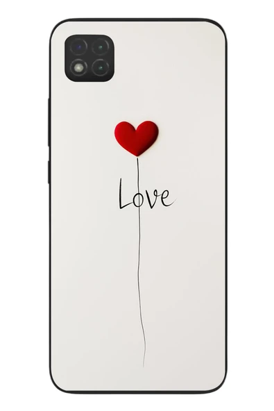 Le Balvo Redmi 9C Uyumlu Love Aşk Baskılı Silikon Kılıf ürün görseli 1