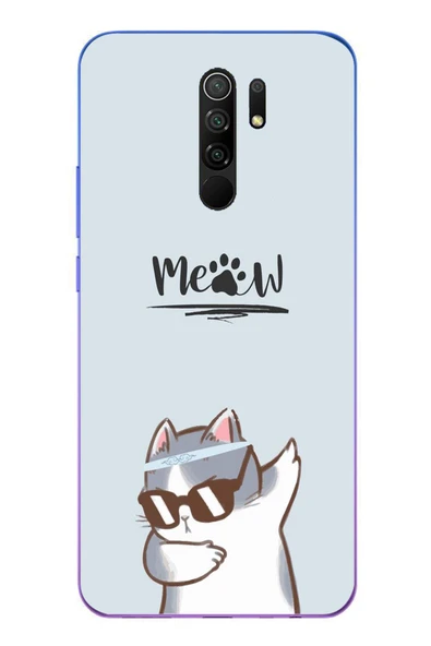 Le Balvo Redmi 9 Uyumlu Miyav Baskılı Silikon Kılıf ürün görseli 1