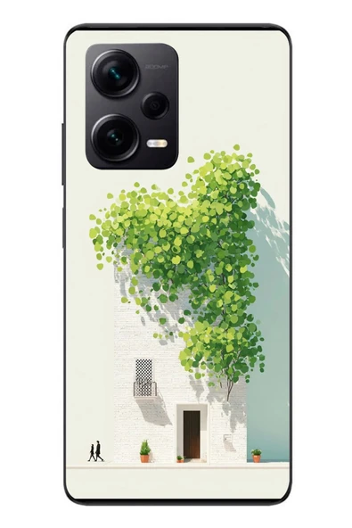 Le Balvo Redmi Note 12 Pro Plus Uyumlu Sarmaşıklı Ev Baskılı Silikon Kılıf ürün görseli 1
