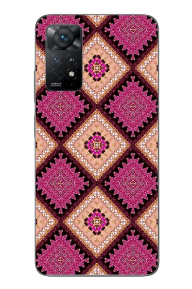 Le Balvo Redmi Note 11E Uyumlu Pembe Yavrusu Motifleri Baskılı Silikon Kılıf ürün görseli 1