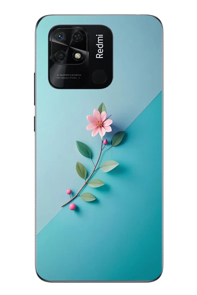 Le Balvo Redmi 10C Uyumlu Çiçeğin Pembesi Baskılı Silikon Kılıf ürün görseli 1
