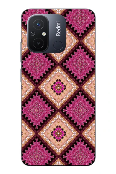 Le Balvo Redmi 12C Uyumlu Pembe Yavrusu Motifleri Baskılı Silikon Kılıf ürün görseli 1