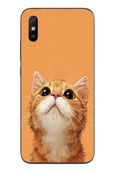 Le Balvo Redmi 9A Uyumlu Masum Kedi Baskılı Silikon Kılıf ürün görseli 1
