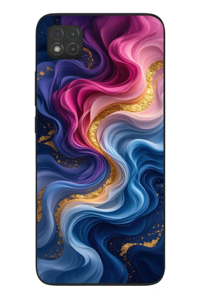 Le Balvo Redmi 9C Uyumlu Renk Katranı Baskılı Silikon Kılıf ürün görseli 1