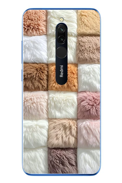Le Balvo Redmi 8 Uyumlu Pofuduk Desenler Baskılı Silikon Kılıf ürün görseli 1