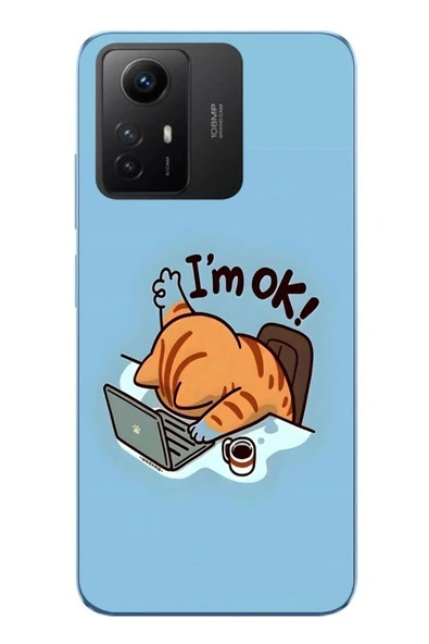 Le Balvo Redmi Note 12S Uyumlu l'M Ok Baskılı Silikon Kılıf ürün görseli 1