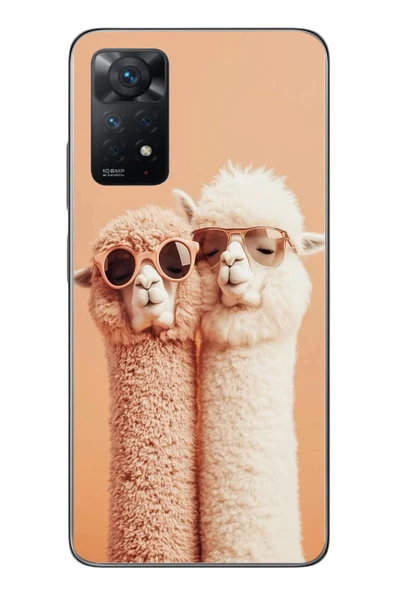 Le Balvo Redmi Note 11 Pro 4G Uyumlu Sevgili Lamalar Baskılı Silikon Kılıf ürün görseli 1