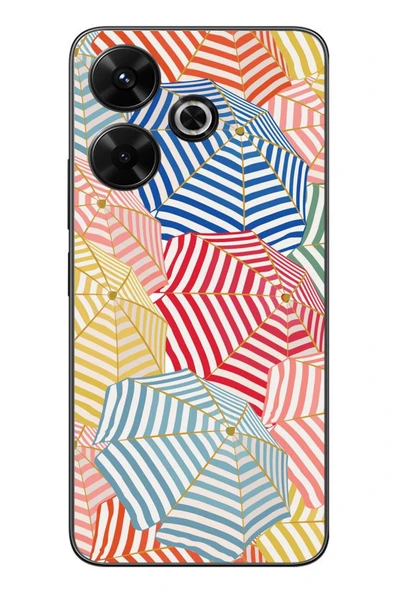 Le Balvo Redmi 13 Uyumlu Şemsiyeler Baskılı Silikon Kılıf ürün görseli 1