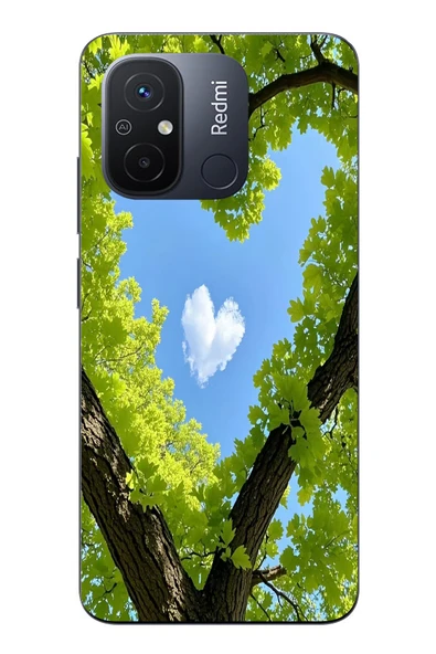 Le Balvo Redmi 12C Uyumlu Kalpli Ağaç Baskılı Silikon Kılıf ürün görseli 1