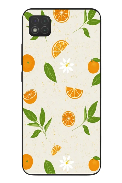 Le Balvo Redmi 9C Uyumlu Mandalinalar Baskılı Silikon Kılıf ürün görseli 1