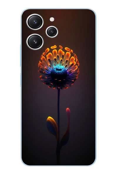 Le Balvo Redmi 12 Uyumlu Büyülü Çiçek Baskılı Silikon Kılıf ürün görseli 1