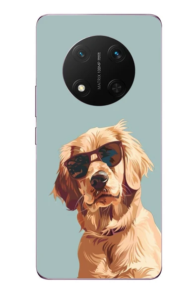 Le Balvo Honor Magic 7 Lite Uyumlu Karizmatik Köpek Baskılı Silikon Kılıf ürün görseli 1